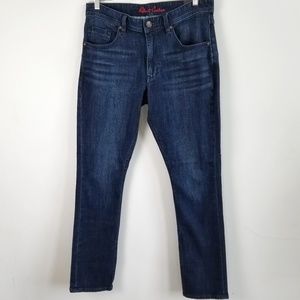 NWT Robert Graham Mid Dark Wash Perfect Fit Jeans